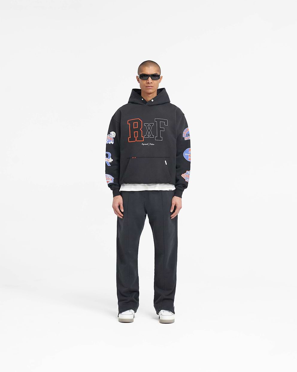 Represent X Feature Champions Hoodie - Stained Black